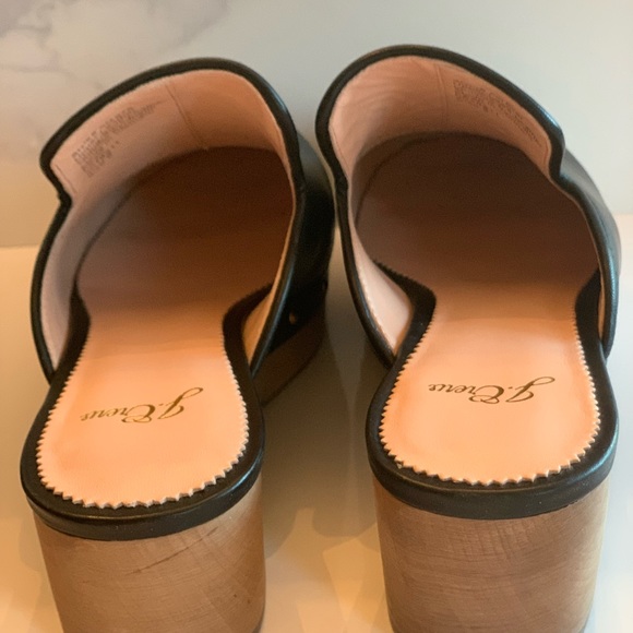 J Crew Dakota Leather Clogs / Sold Out! - Picture 4 of 7